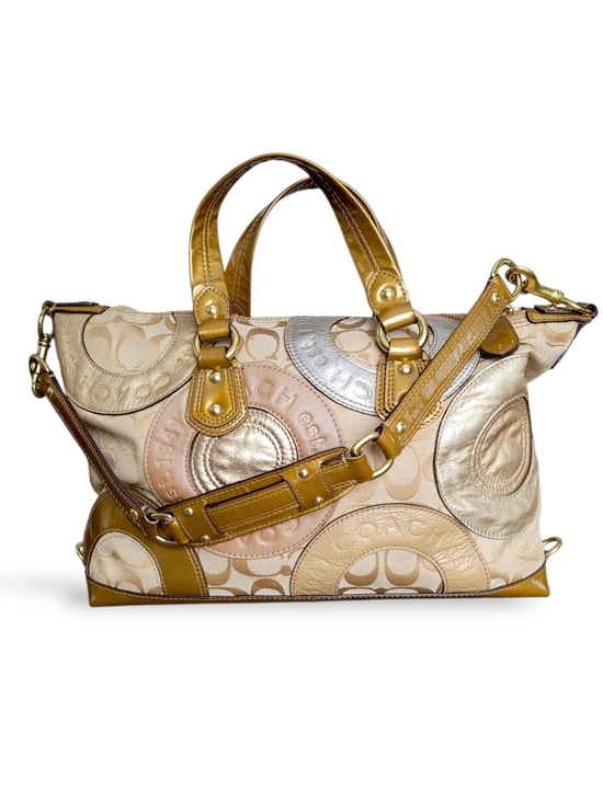 Coach | Bags | Y2k Coach Ashley Patchwork Satchel F5474 Metallic